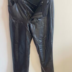 Black Leather Pants